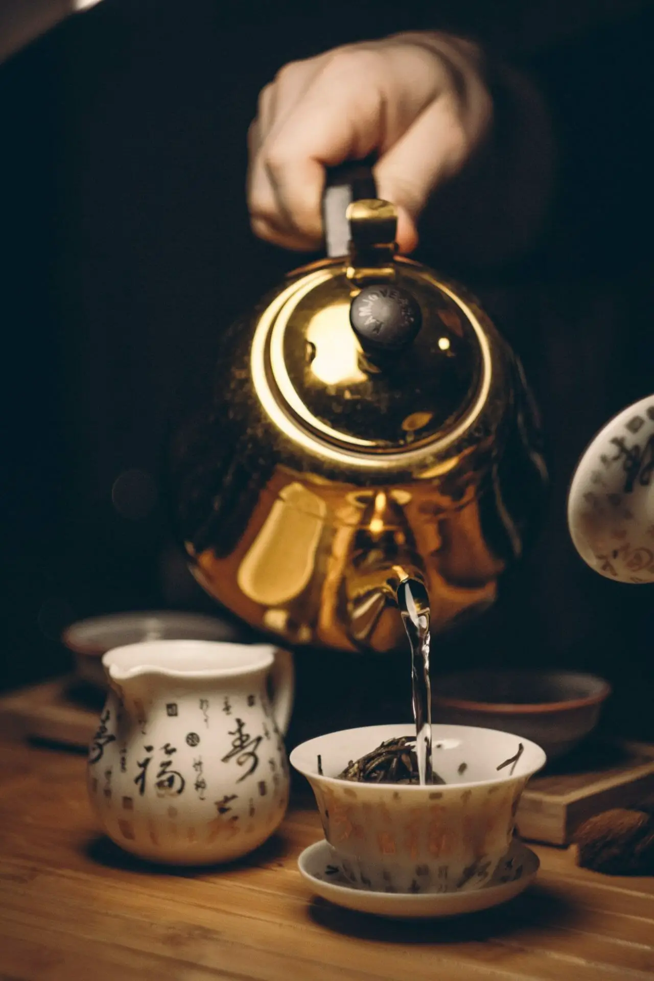 pouring tea